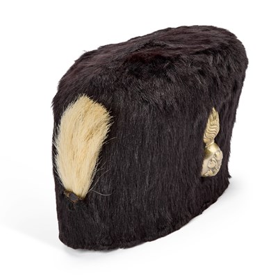 Lot 175 - A ROYAL WELSH FUSILIERS BEARSKIN BUSBY