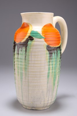 Lot 152 - A CLARICE CLIFF BIZARRE DELICIA CITRUS PATTERN GREEK JUG