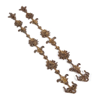 Lot 1230 - A PAIR OF PERIOD STYLE GILT-COMPOSITION APPLIQUES