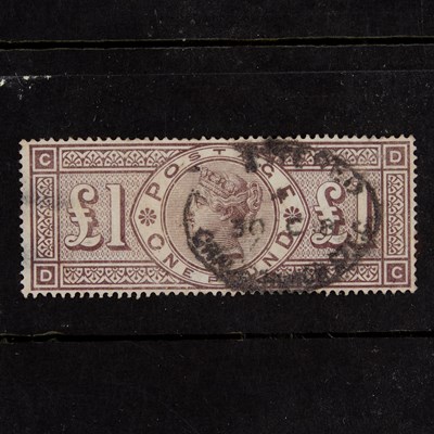 Lot 81 - SG186 ONE POUND BROWN