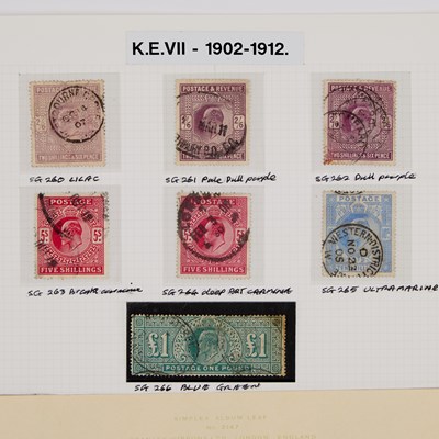 Lot 109 - K.G.V HIGH VALUES