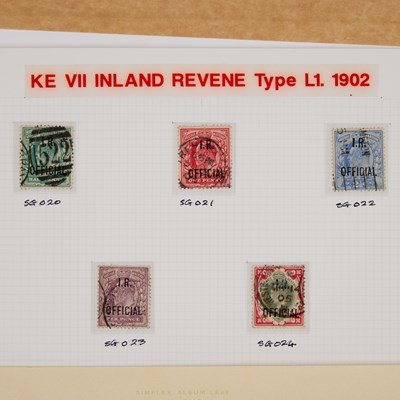 Lot 112 - K.E.VII INLAND REVENUE 1902 COLLECTION