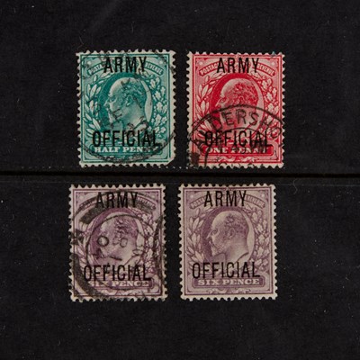 Lot 136 - 1902 ARMY OFFICIALS