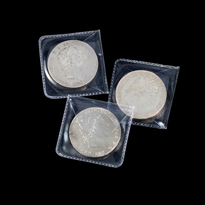 Lot 19 - THREE GEORGE III CROWNS