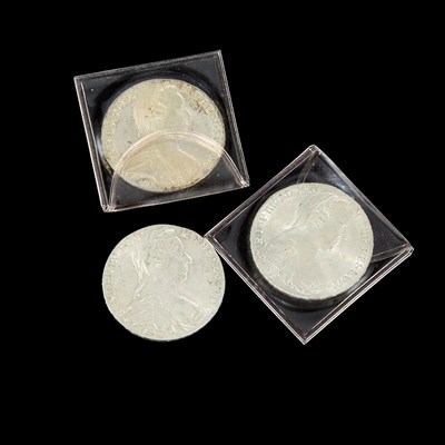 Lot 27 - THREE MARIA THERESA THALERS, 1780