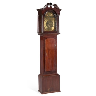 Lot 1126 - A MAHOGANY EIGHT-DAY LONGCASE CLOCK