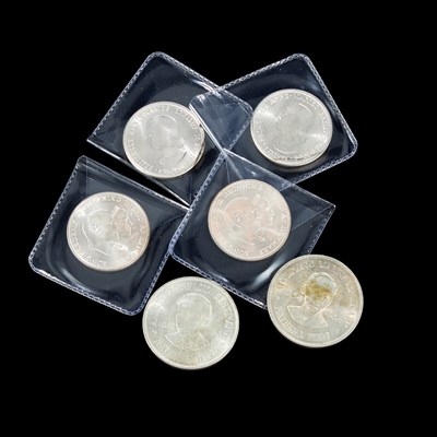 Lot 52 - DENMARK TWO PRINCESS ANNE-MARIE 5 KRONER 1964
