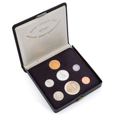 Lot 37 - A ROYAL CANADIAN MINT OF OTTAWA 1867-1967 CENTENNIAL PROOF SET CONTAINING A GOLD COIN