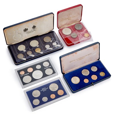 Lot 53 - A GROUP OF CASED SILVER PROOF COIN SETS