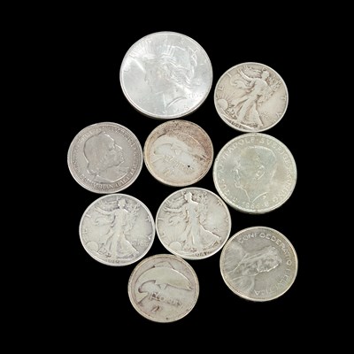 Lot 14 - A GROUP OF SILVER COINS