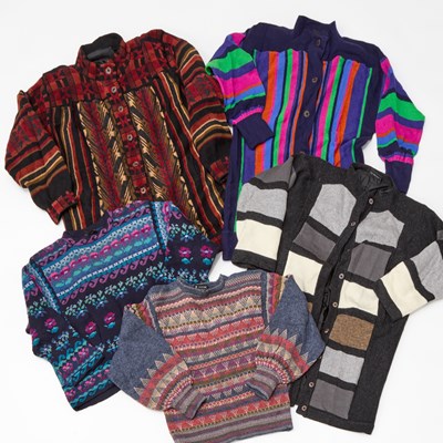 Lot 105 - A GROUP OF RACHEL GRIMMER KNITWEAR