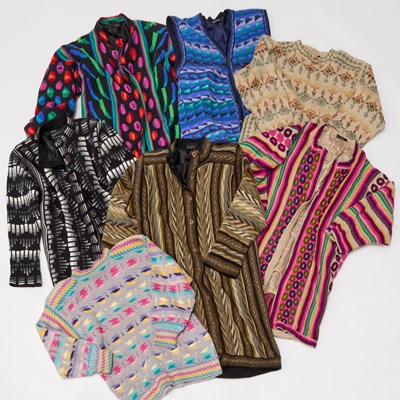 Lot 107 - A GROUP OF RACHEL GRIMMER KNITWEAR