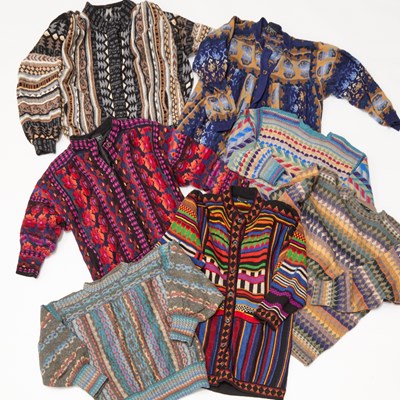 Lot 82 - A GROUP OF RACHEL GRIMMER KNITWEAR