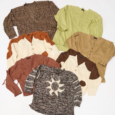 Lot 110 - A GROUP OF EDY LYNGAAS KNITWEAR