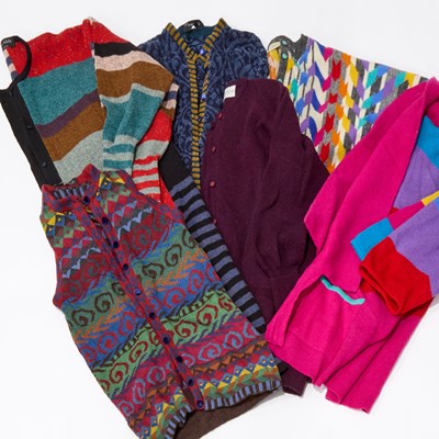 Lot 99 - A GROUP OF MAGGIE WHITE KNITWEAR