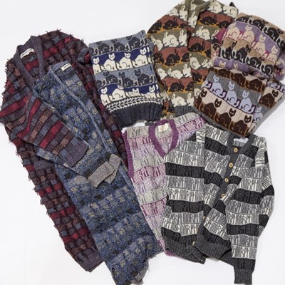 Lot 120 - A GROUP OF JUDITH GLUE KNITWEAR