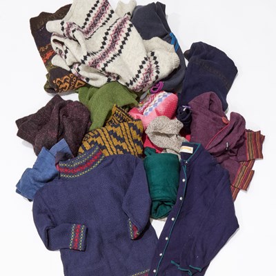 Lot 93 - A GROUP OF BRANDED KNITWEAR