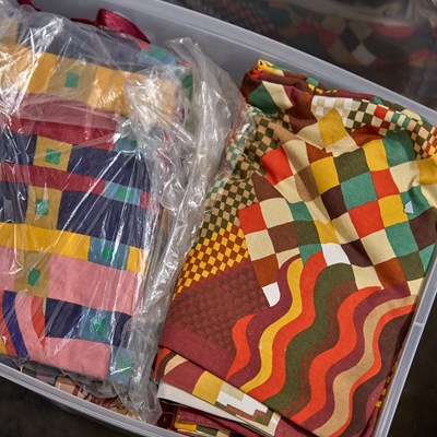 Lot 228 - A COLLECTION OF FABRIC REMNANTS
