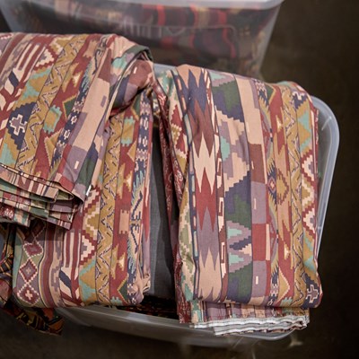 Lot 229 - A COLLECTION OF FABRIC REMNANTS