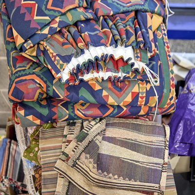 Lot 230 - A COLLECTION OF FABRIC REMNANTS