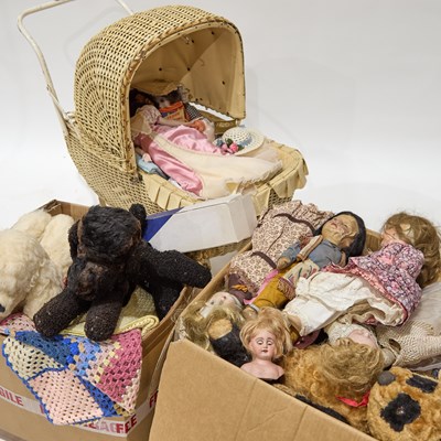 Lot 242 - A LARGE COLLECTION OF DOLLS AND BEARS