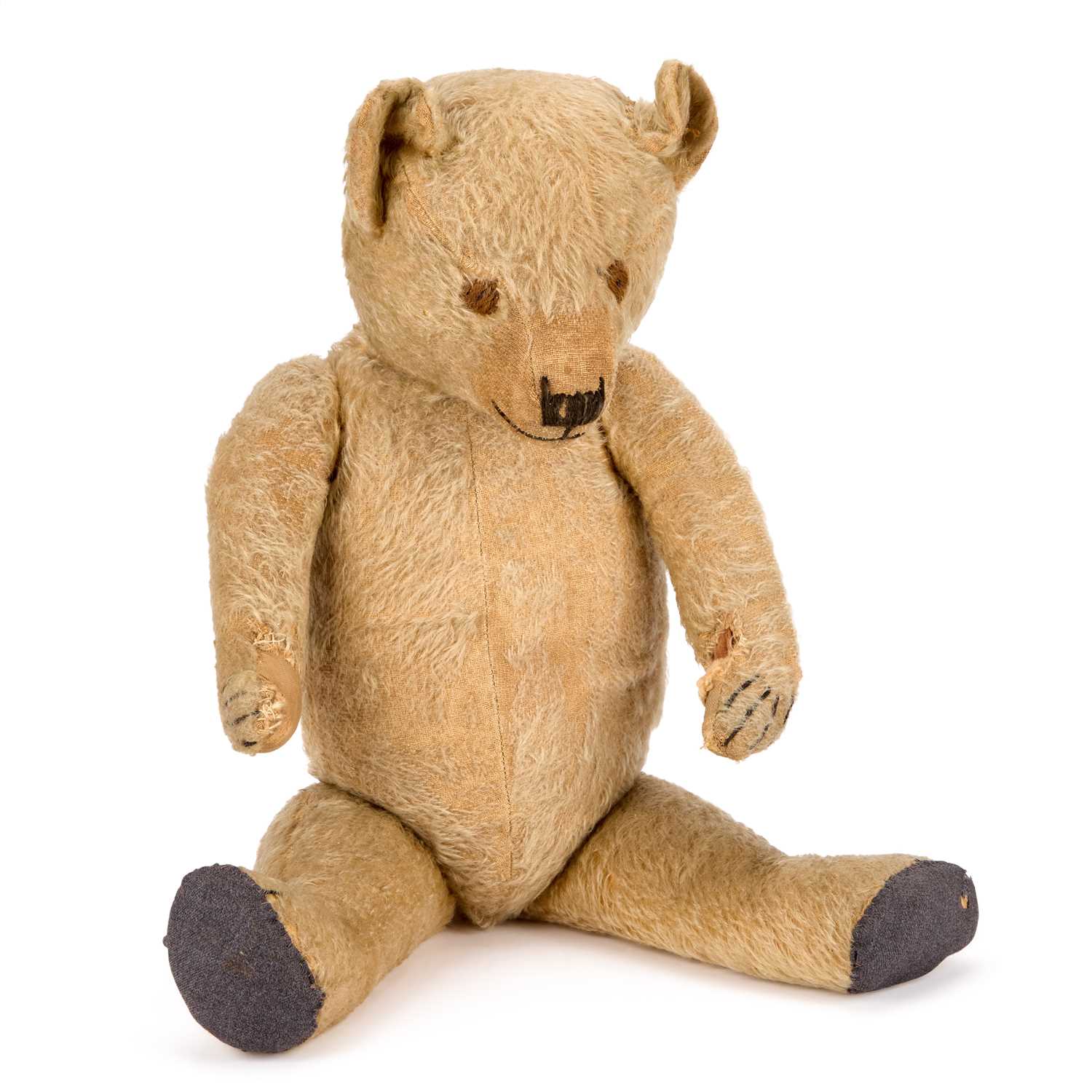 Lot 49 - A LARGE EARLY 20TH CENTURY TEDDY BEAR