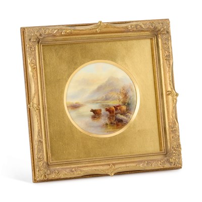 Lot 106 - A ROYAL WORCESTER PLAQUE
