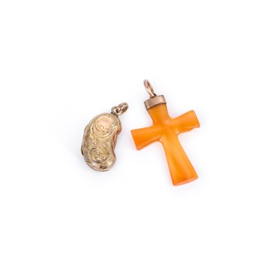 Lot 631 - TWO VICTORIAN PENDANTS