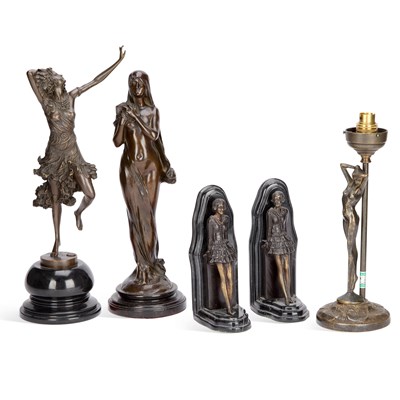 Lot 692 - A COLLECTION OF BRONZE FIGURES