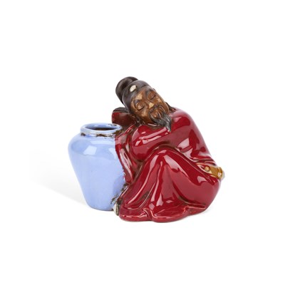Lot 685 - A CHINESE SHIWAN STONEWARE STYLE FIGURE
