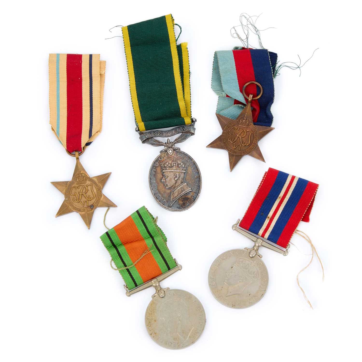 Lot 44 - A SECOND WORLD WAR WOMEN'S TERRITORIAL MEDAL GROUP