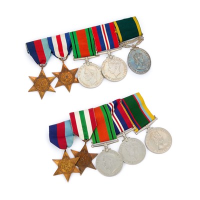 Lot 50 - TWO SECOND WORLD WAR MEDAL GROUPS