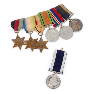 Lot 47 - A SECOND WORLD WAR AND ELIZABETH II FAMILY MEDAL GROUP