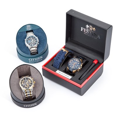 Lot 502 - A TRIO OF WATCHES