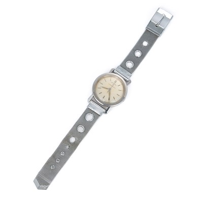 Lot 507 - A GENTS STEEL ETERNAMATIC BRACELET WATCH