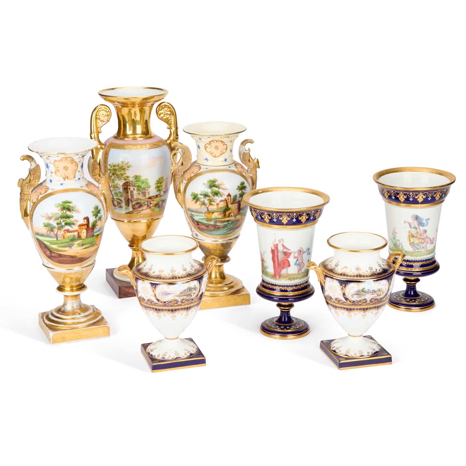 Lot 79 - A COLLECTION OF PORCELAIN VASES