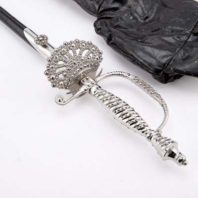 Lot 38 - A 20TH CENTURY CUT STEEL COURT SWORD