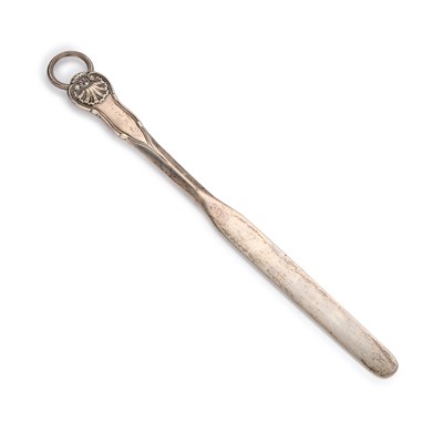 Lot 379 - A GEORGE IV SILVER PAGE TURNER