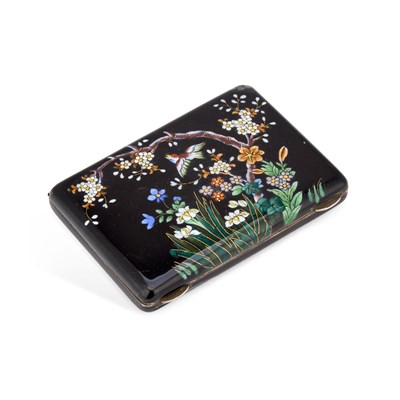 Lot 321 - AN EARLY 20TH CENTURY AUSTRO-HUNGARIAN SILVER AND ENAMEL CASE