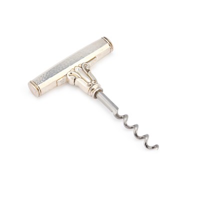 Lot 264 - GEORG JENSEN, A DANISH SILVER-MOUNTED CORKSCREW