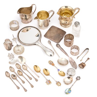 Lot 332 - A MIXED LOT OF SILVER
