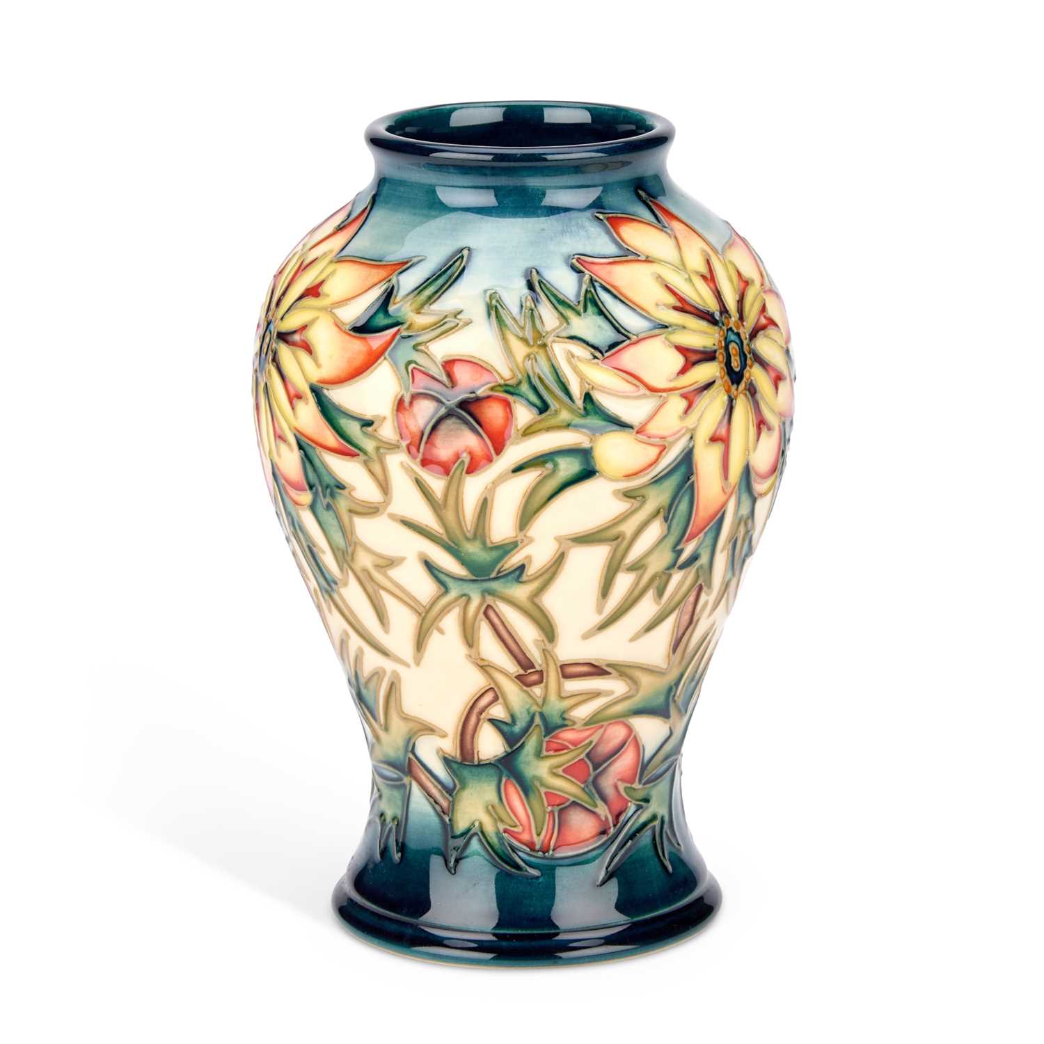 Lot 102 - A MOORCROFT 'SPIKE' VASE