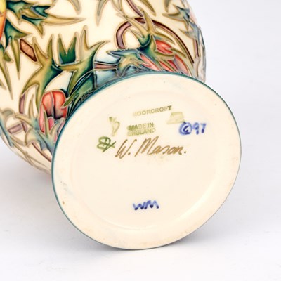 Lot 102 - A MOORCROFT 'SPIKE' VASE