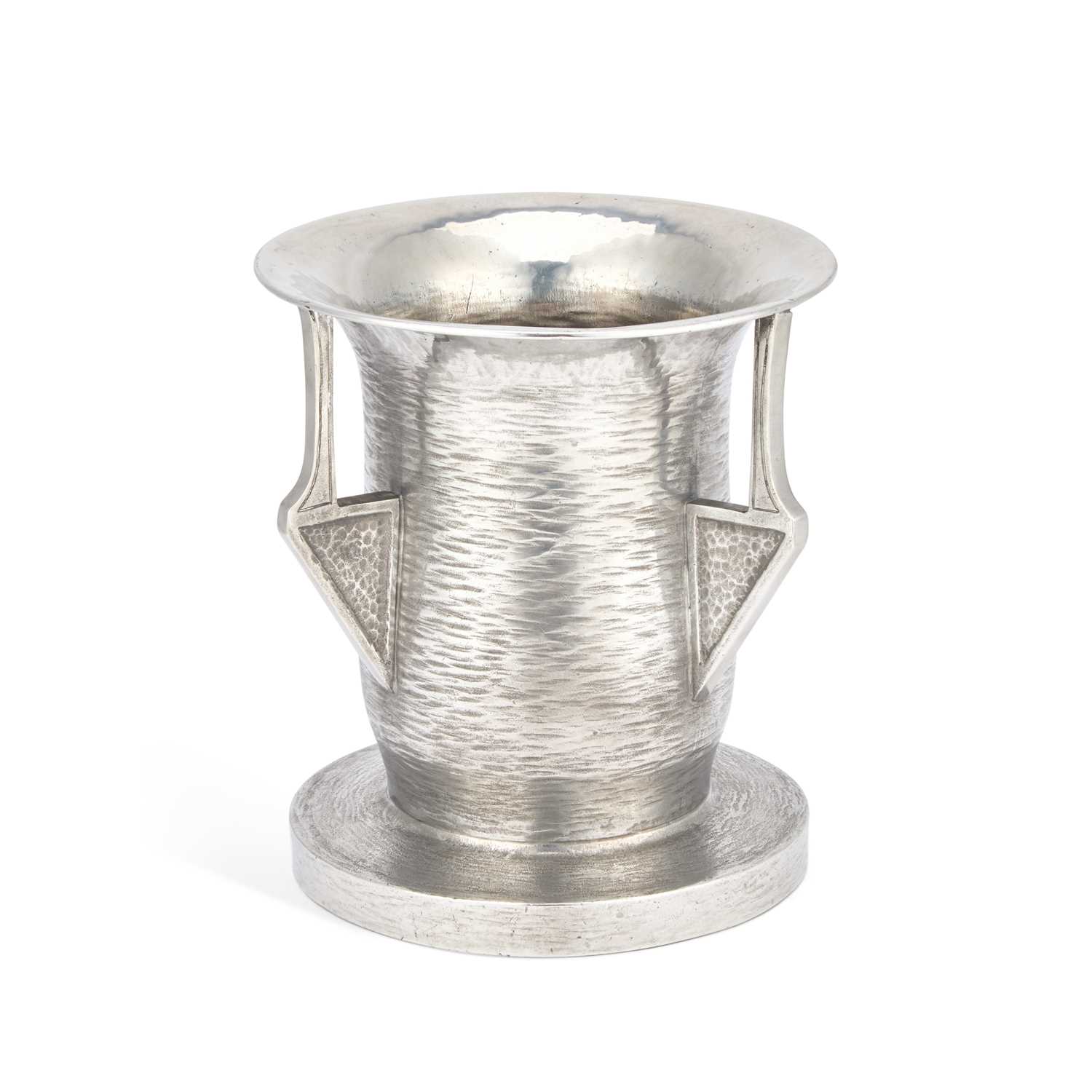 Lot 141 - LIBERTY & CO, A TUDRIC PEWTER VASE