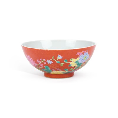Lot 560 - A CHINESE FAMILLE ROSE ‘FLORAL’ PORCELAIN BOWL