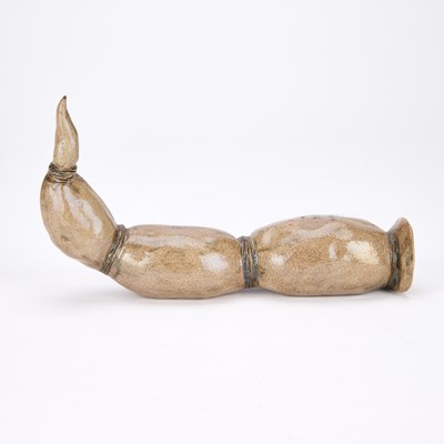 Lot 511 - A CHINESE GOURD SCROLL WEIGHT