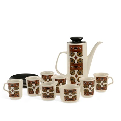 Lot 88 - A GJ STUDIOS POTTERY COFFEE SET