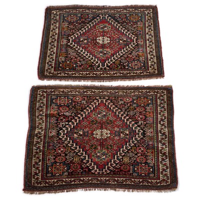 Lot 964 - A PAIR OF SOUTH PERSIAN BAG FACES