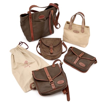 Lot 67 - A GROUP OF MULBERRY SCOTCHGRAIN HANDBAGS