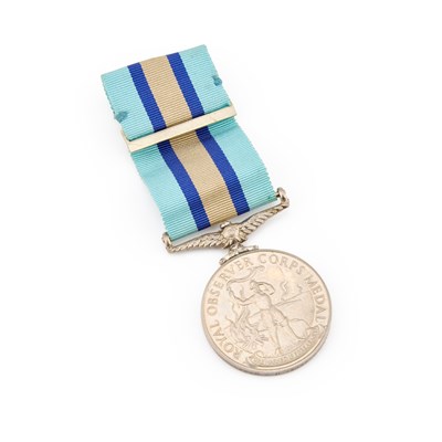 Lot 44 - AN ELIZABETH II ROYAL OBSERVER CORPS MEDAL